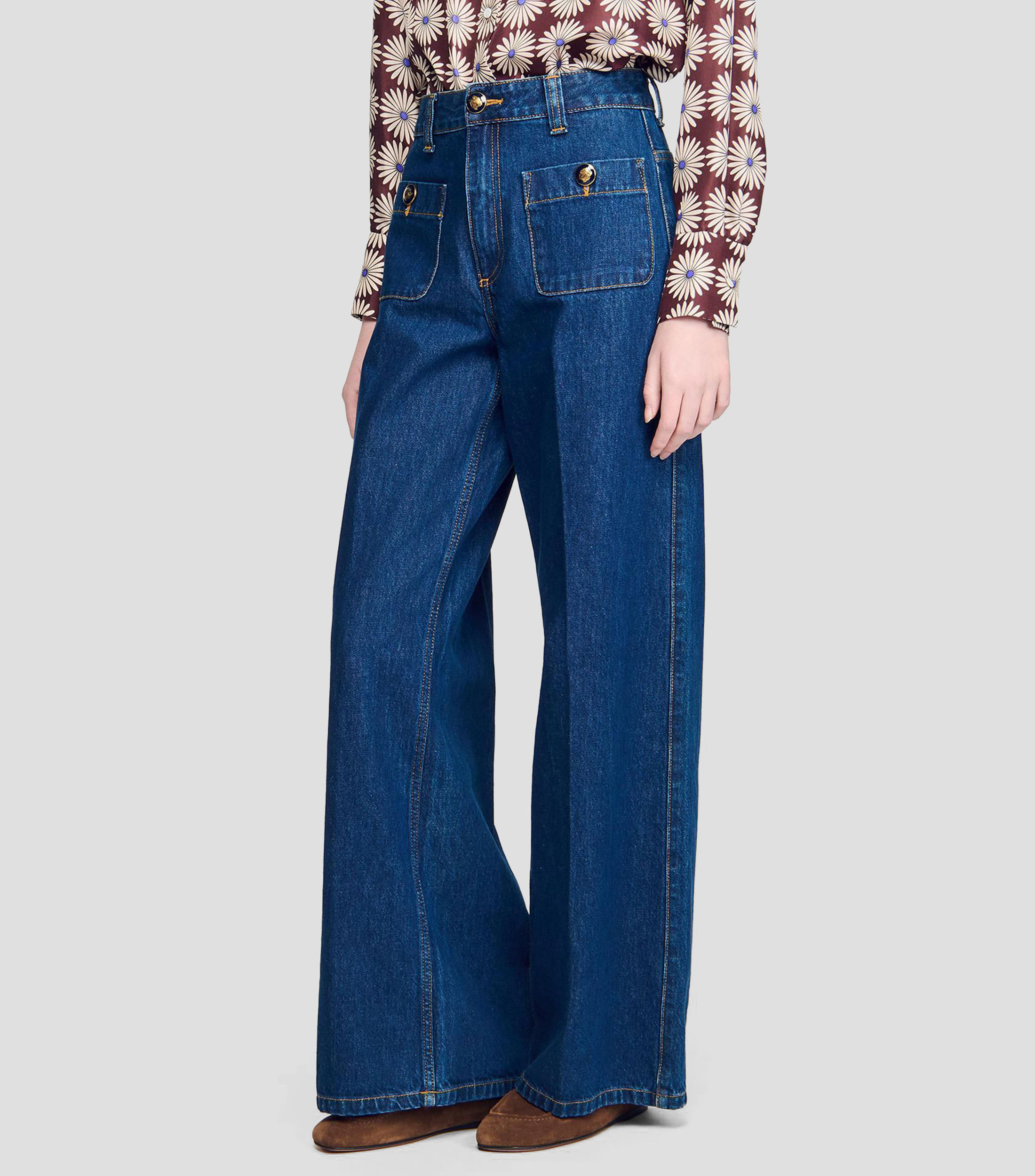 Jeans wideleg Mujer